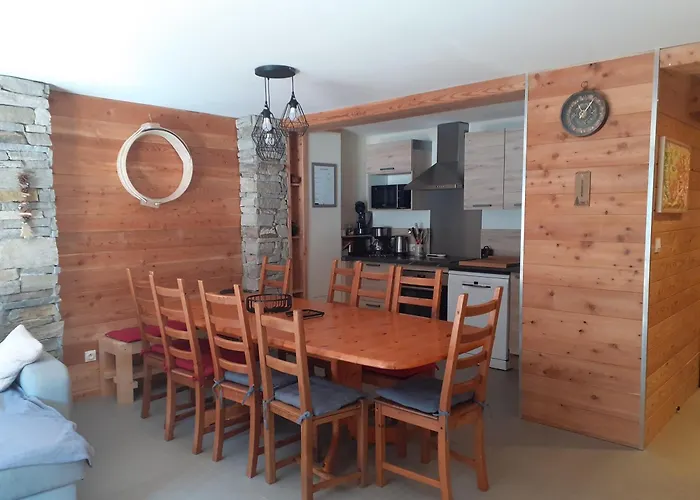 Appartement chaleureux avec wifi de 10 personnes à Val-Cenis